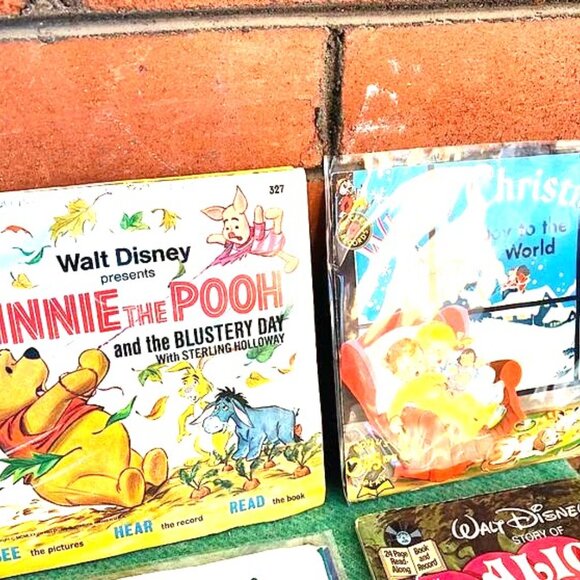 11 Musical STORY LP 45 RPM Walt Disney Disney Land Record Bambi Snow White Peter - Picture 5 of 10